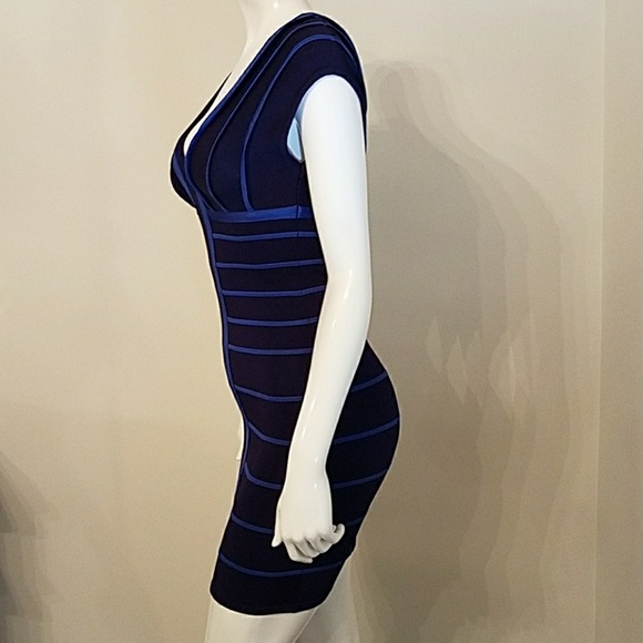 Bebe blue bandage dress - Picture 6 of 8